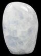 Polished, Blue Calcite Free Form - Madagascar #54624-1